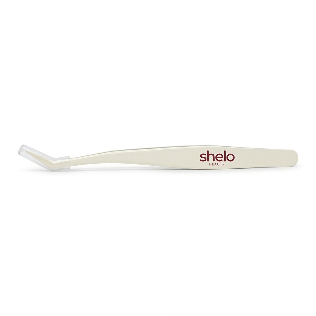 Pinzas antiadherentes para pestañas Shelo